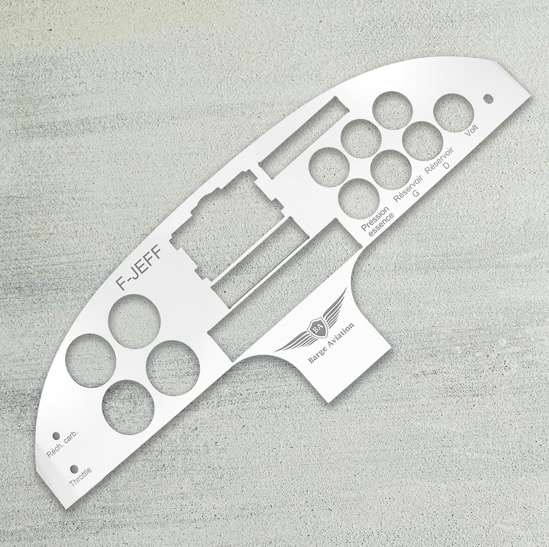 Gravure aluminium composite - Barge Aviation