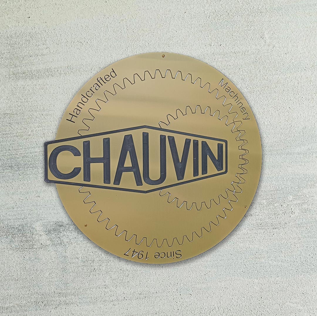 Gravure sur aluminium composite - Chauvin